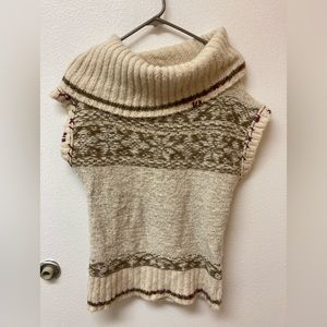 FREE PEOPLE Sleeveless Cowl Sweater XS